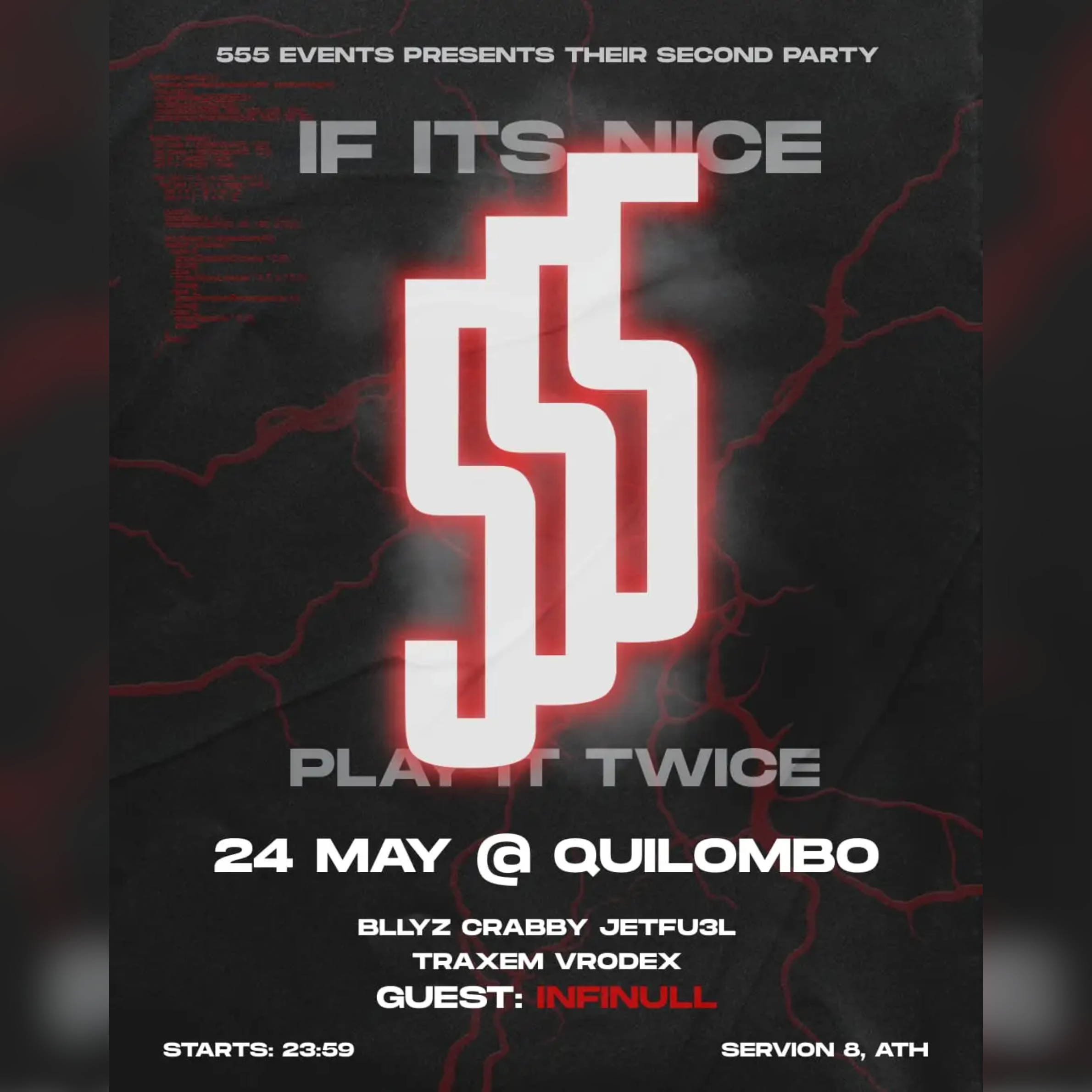 555 Events FREE Party